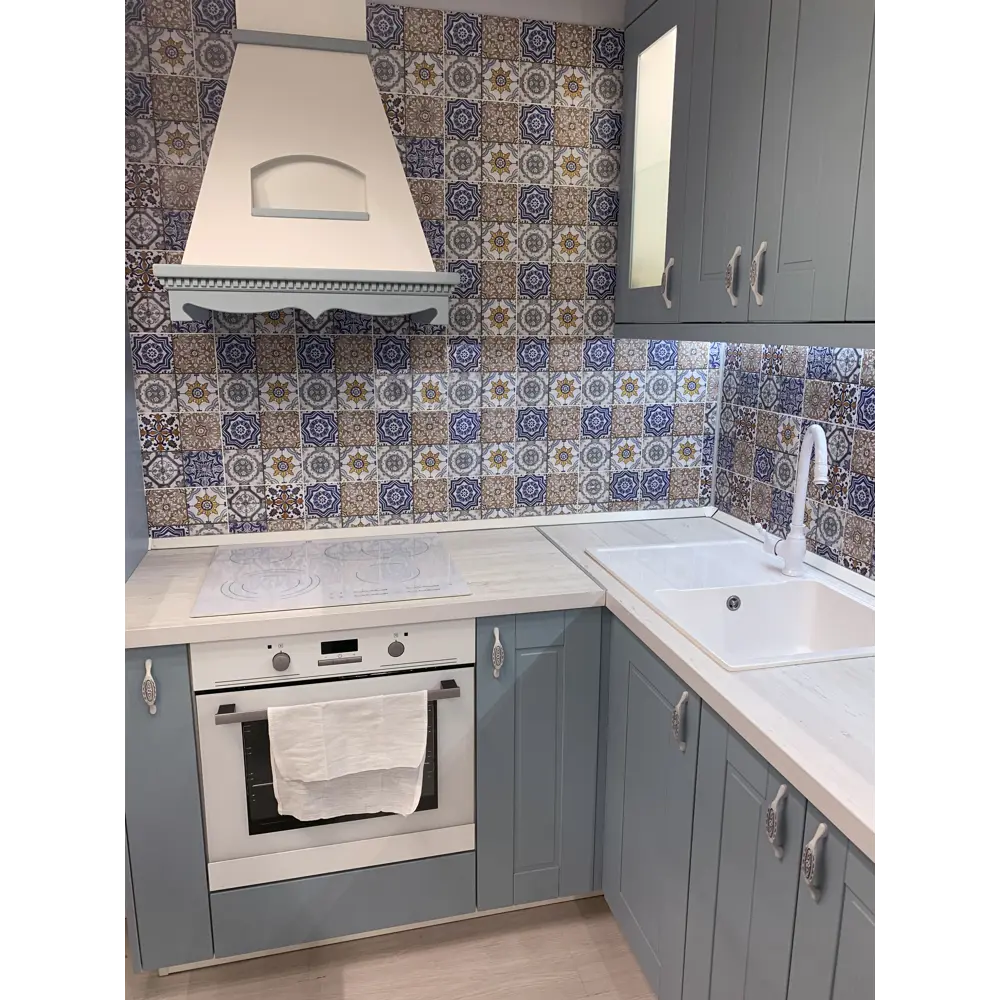 Фальшпанель Delinia ID Томари голубая для кухонного шкафа 37x76.8 см 82011019 STLM-0017396 - Вид №8