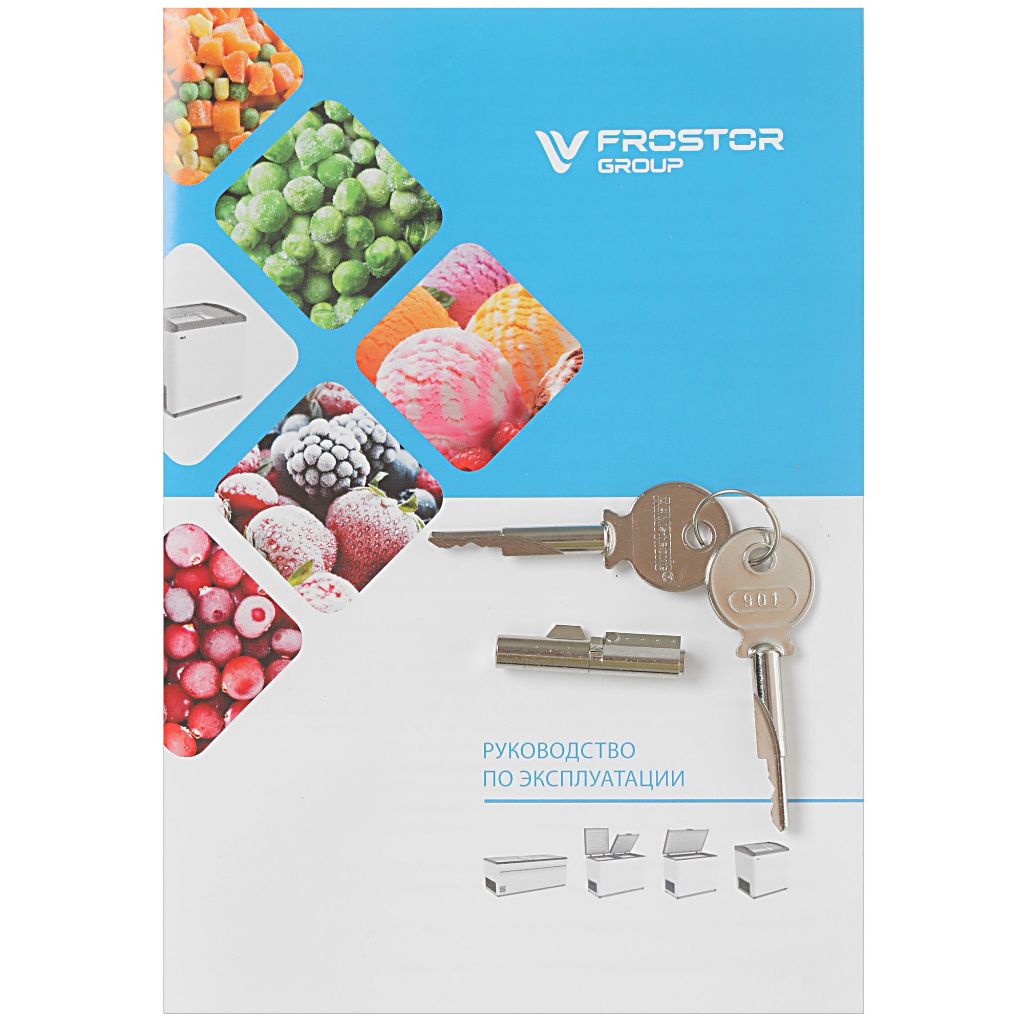 1229589 Морозильный ларь Frostor Gellar FG 700 C белый, красный STDN-0141705 - Вид №7