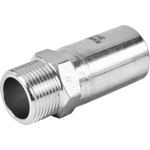 Муфта переходная Rommer 3/4"x28 мм НПр-НР нержавеющая сталь 88011228 STLM-2016820