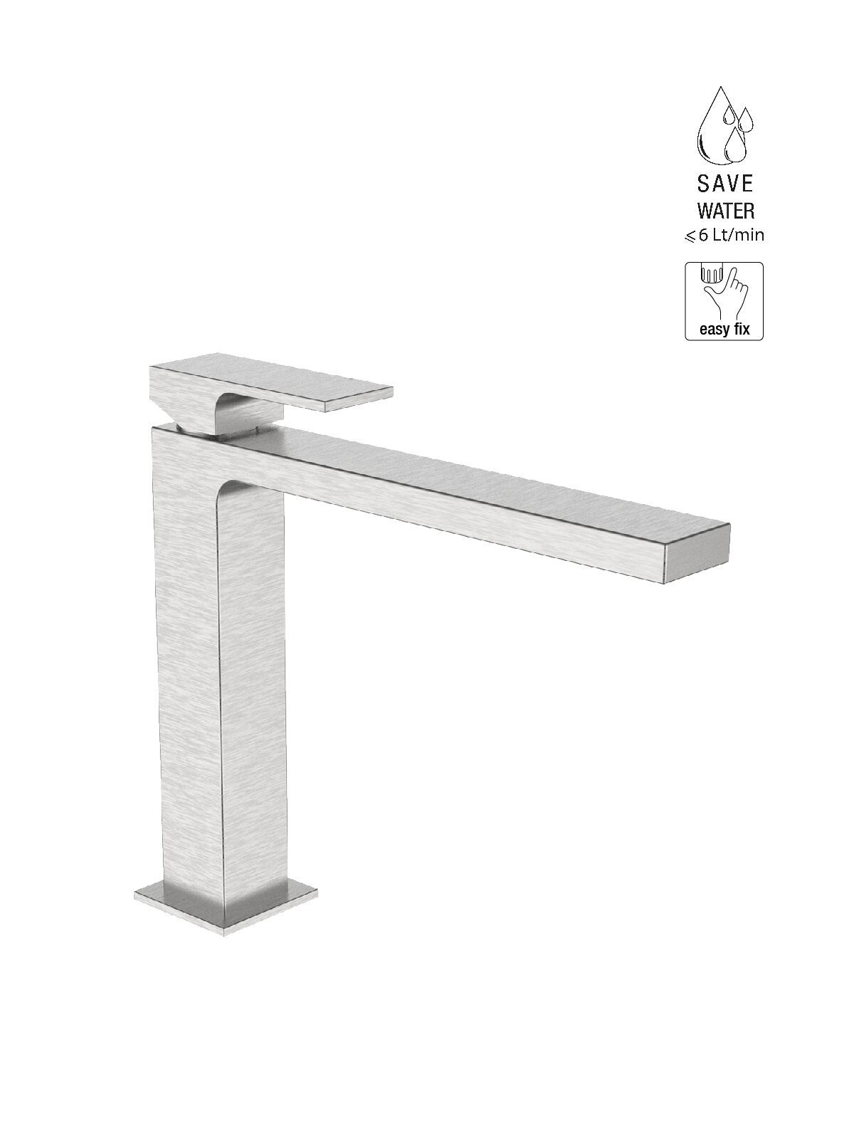 Однорычажный смеситель для раковины с ограничителем расхода Rubinetterie Frattini Vita Due ARCH-00031898 - Вид №15