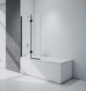 Шторка на борт ванны BLKMB7L Merlyn Black Черный