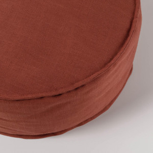 082572 Пуф Ø 70 см бордовый La Forma Maelina