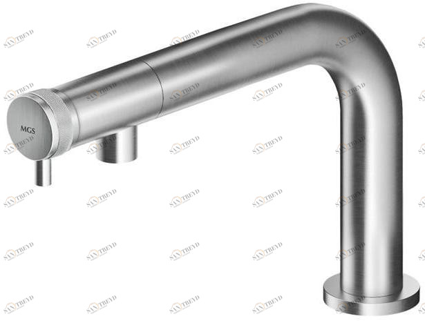MGS Смеситель для ванны из нержавеющей стали на одно отверстие Ergon sun-id-1447482