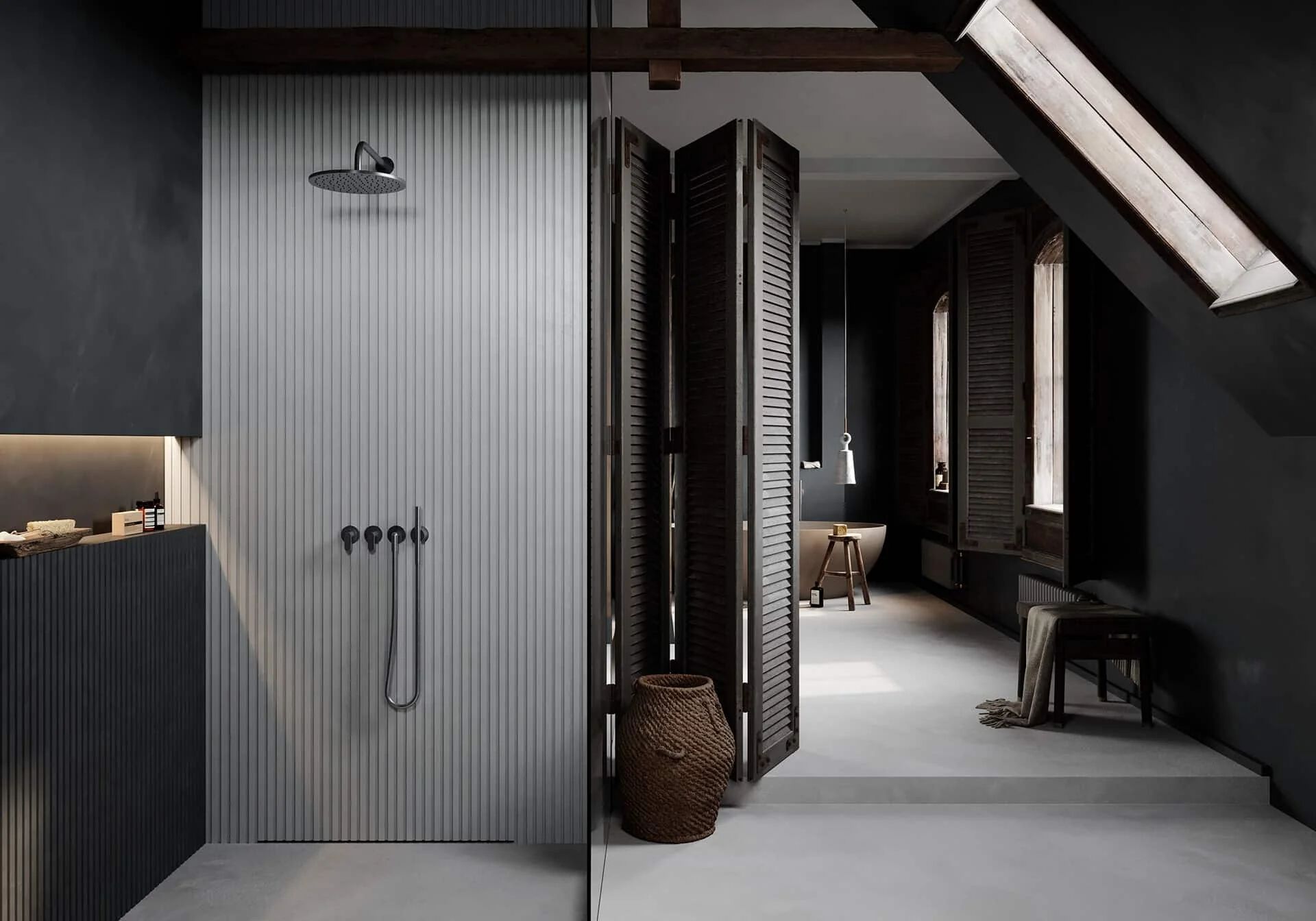 Термостатический набор для душа из нержавеющей стали с душем COCOON John Pawson ARCH-00039587 - Вид №7