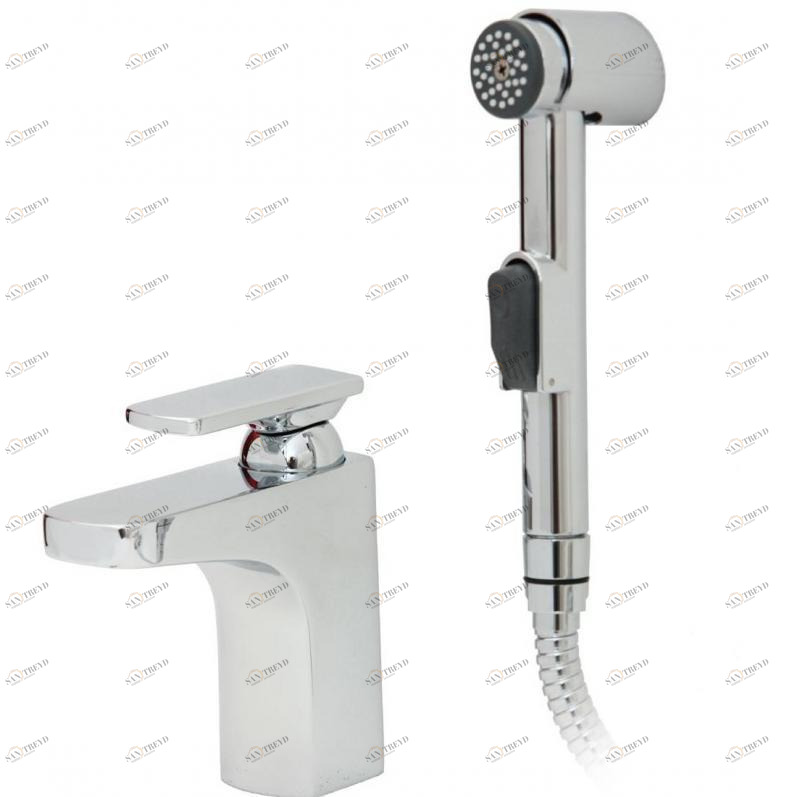 Смеситель для раковины с гигиеническим душем Bugnatese BONUS 8397