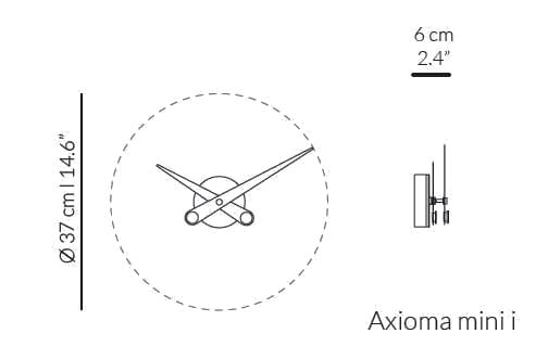 Металлические настенные часы NOMON Time signals ARCH-00062295 - Вид №2