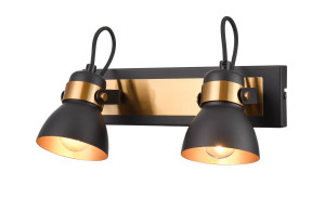 90690948 Настенный светильник VL6544W02 цвет черный STLM-0340085 VELE LUCE