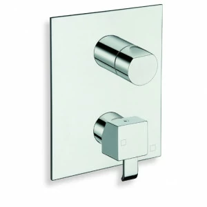 CRIQM120 Смеситель для ванны / душа скрытого монтажа с переключателем на 3 выхода и металлической пластиной Cristina Rubinetterie