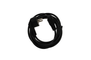16201458 Кабель питания для ноутбуков 3-pin /угловая евровилка/ VDE 3G*0.5mm2 CE022-CU0.5-3M VCOM