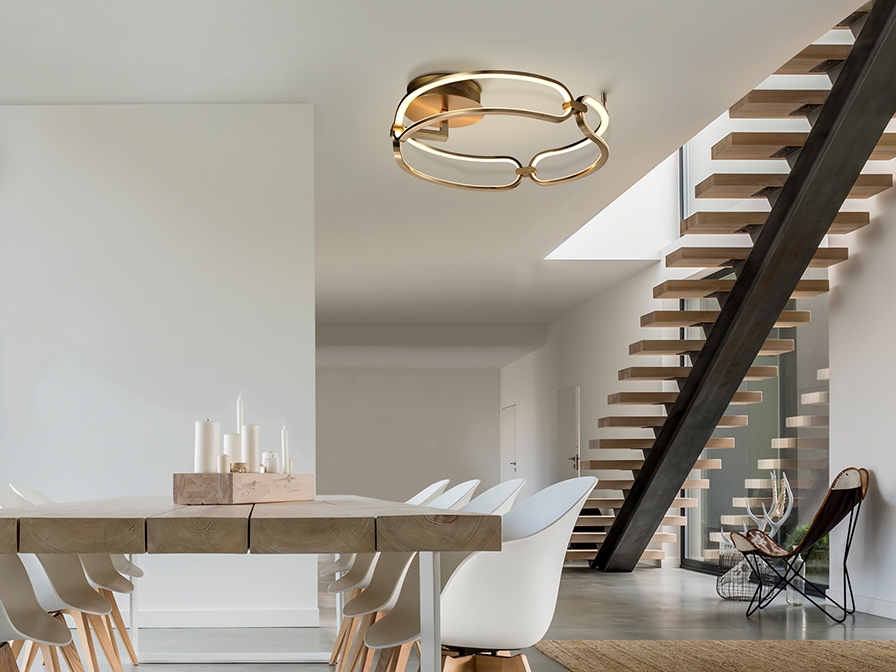 087176 Потолочный светильник Ø47 розовое золото Schuller Colette