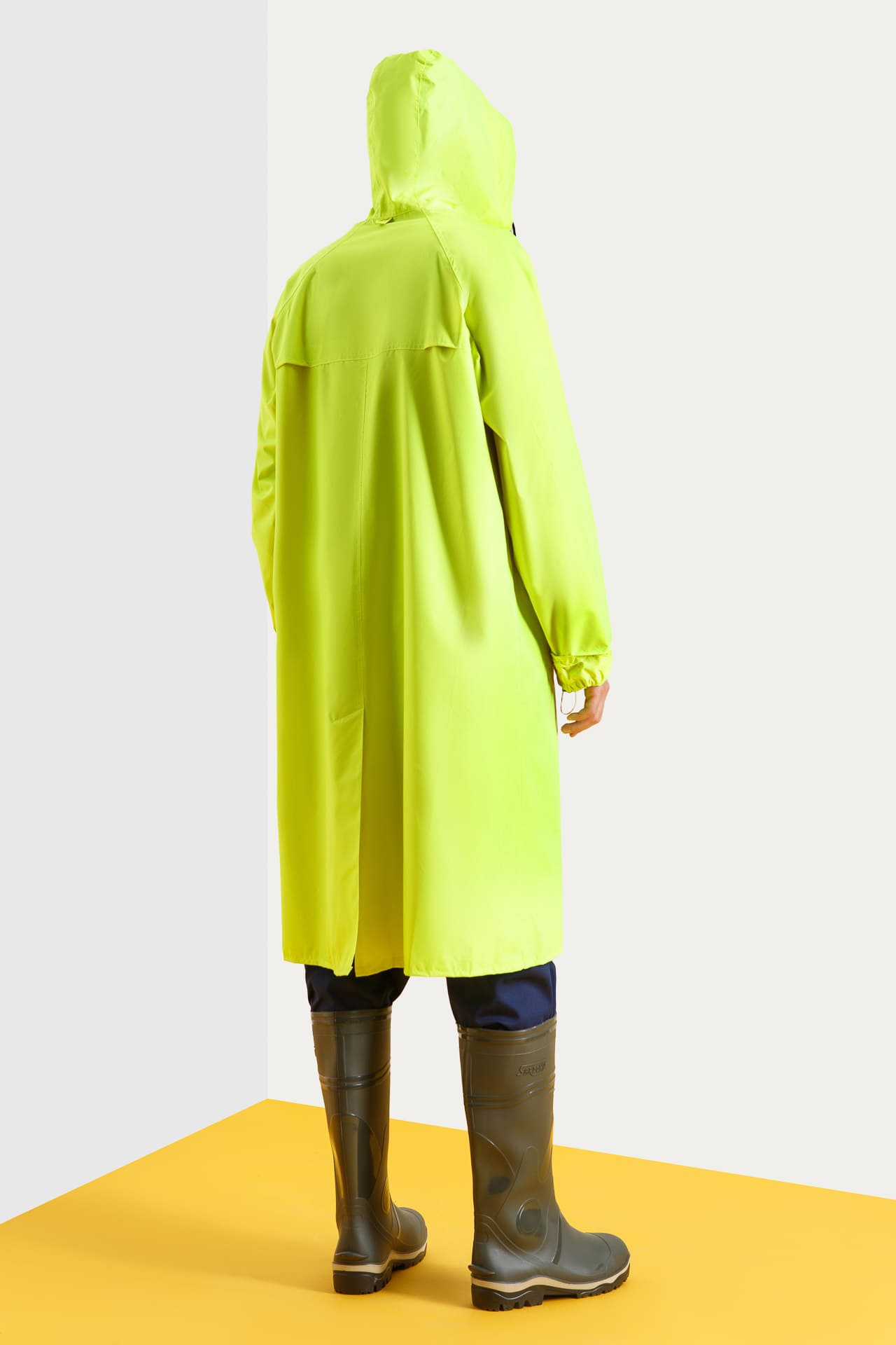 4958072 Плащ влагозащитный " WPL" лимонный POSEIDON  Непромокаемая спецодежда  размер 48-50  - Вид №4