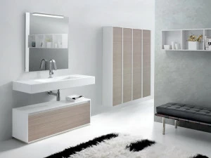 LASA IDEA Низкий шкаф для ванной с ящиками Metropolis