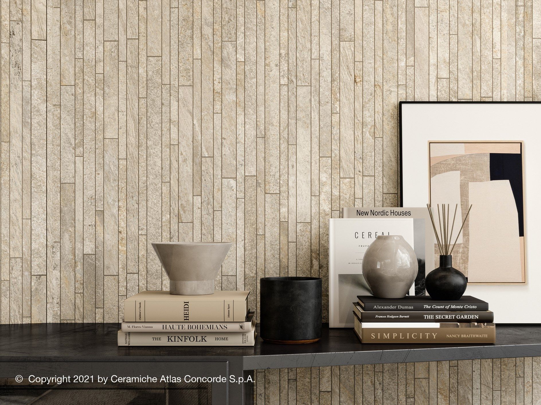 Мозаика из керамогранита с эффектом камня Atlas Concorde Norde ARCH-00107552