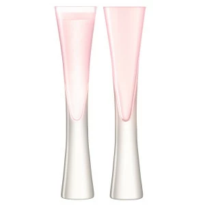 Набор из 2 бокалов-флейт 170 мл розовый Moya LSA INTERNATIONAL MOYA 00-3863244 Прозрачный;розовый