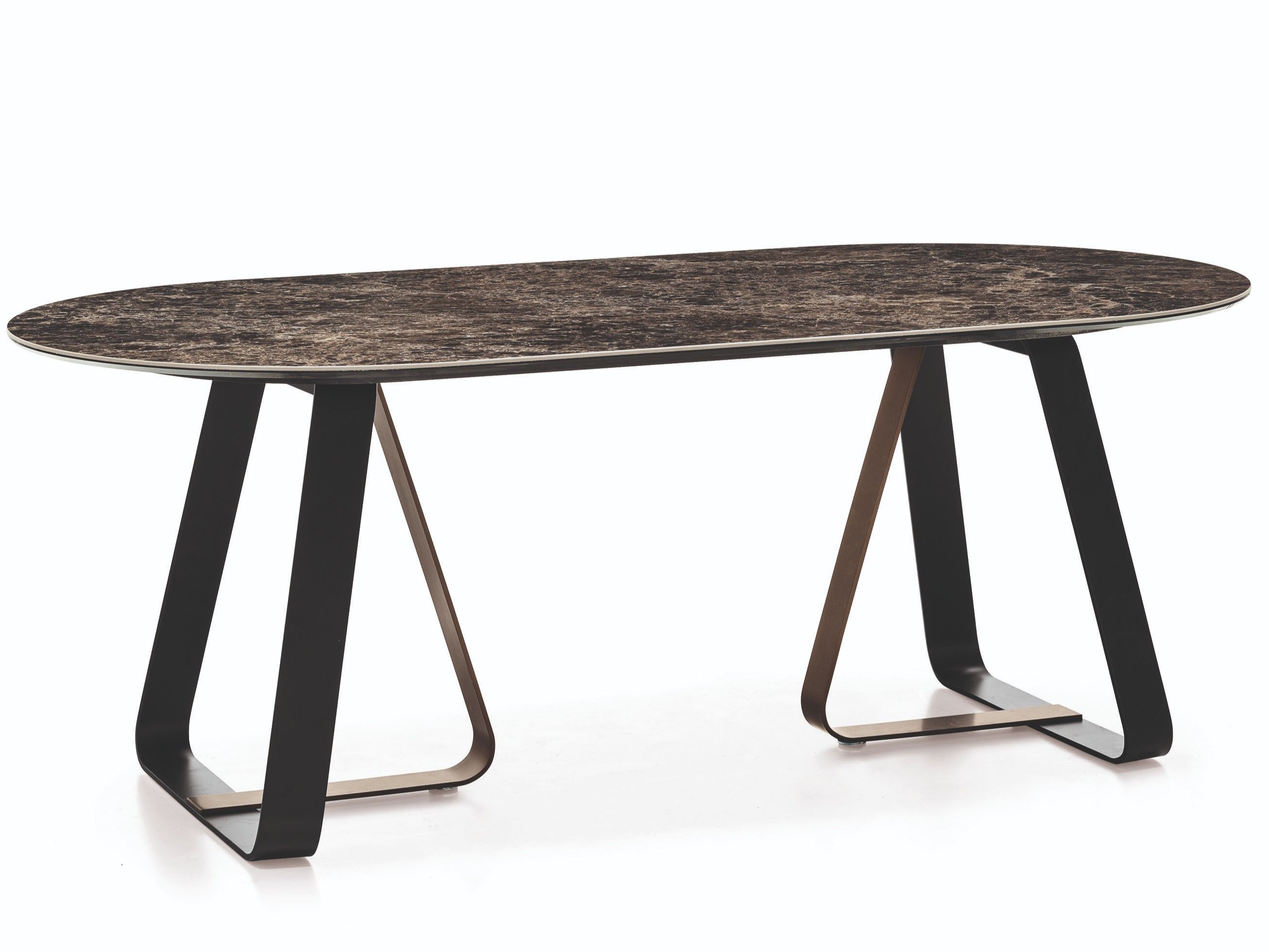 Овальный мраморный обеденный стол Calligaris SUNSHINE ARCH-00015910