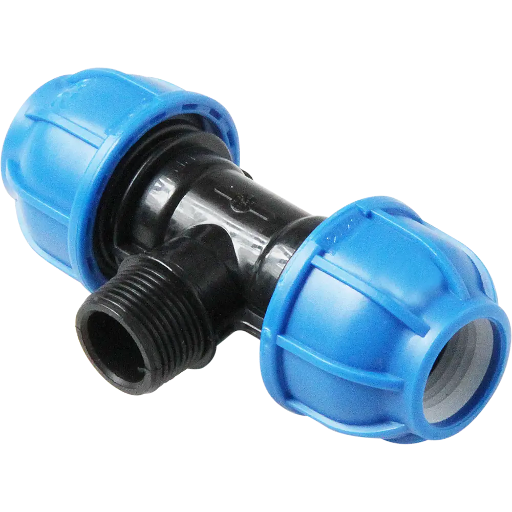 Тройник комбинированный ПНД Unio 25x1/2"x25 мм НР 77025000025M012 STLM-2149593