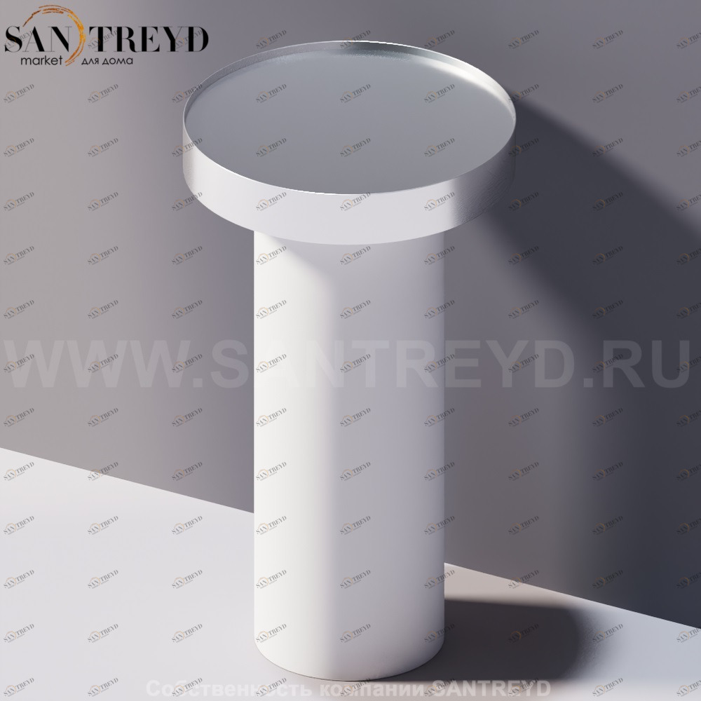 Agape GEMMA Контейнер или опора под небольшой столик белая ACOM251LZ