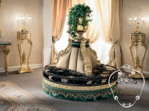 Modenese Gastone Изогнутый диван из ткани Deluxe