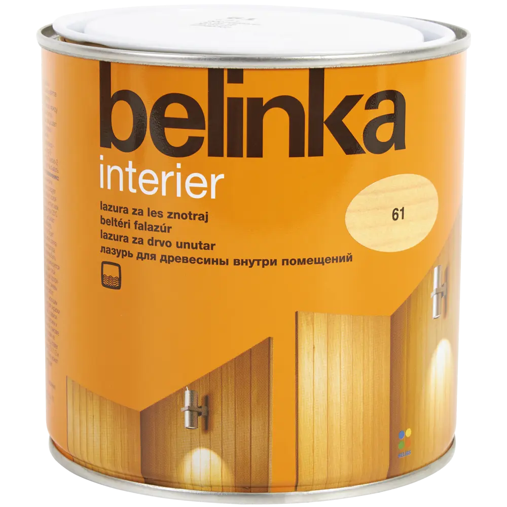 Покрытие защитно-декоративное для дерева Belinka Interier цвет прозрачный 0.75 л STLM-2157231
