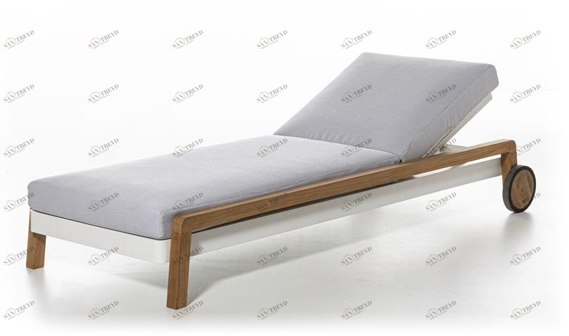 Gervasoni Тканевый садовый лежак на колесиках Gervasoni outdoor sun-id-1394981