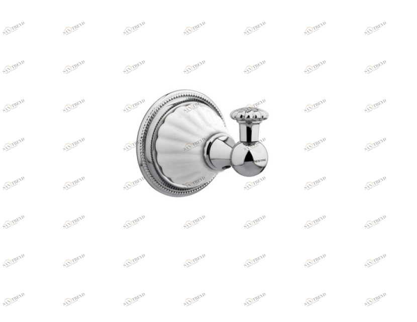 233575.0000.50 Крючок для халата с фарфором Яркий хром Mestre Artica