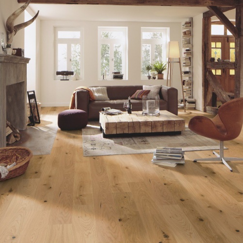 Паркетная доска Meister PD 400 Cottage Витал 8377 Дуб Рустик с брашью (Текстурированная) 2200х180 мм 2300200018 - Вид №3