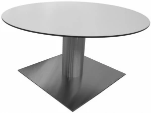 Vela Arredamenti Круглый стол из нержавеющей стали Slim-inox