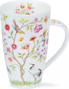 10637717 Dunoon Кружка Dunoon "Журавль.Хенли" 600мл (белая) Фарфор костяной