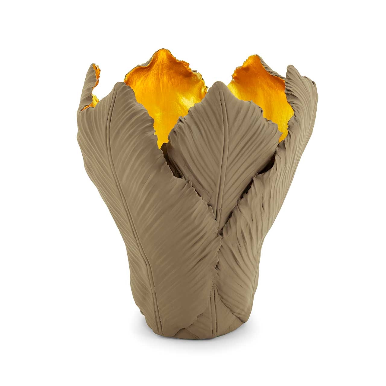 300054,18 ABHIKA ПОДСВЕЧНИК ТЮЛЬПАН BIG WHITE/GOLD 300054.18 - Вид №7