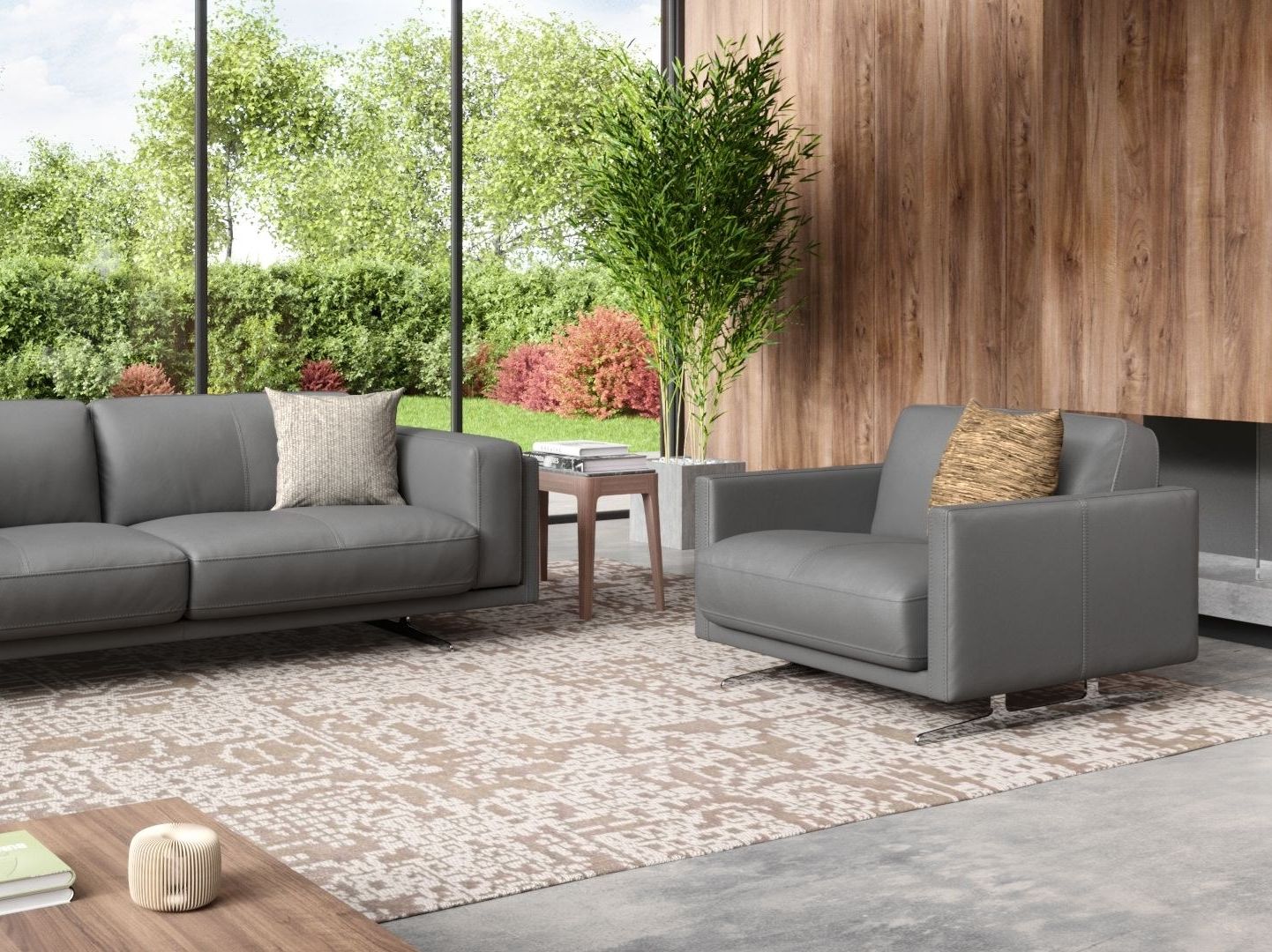 Кожаное кресло с подлокотниками Sofanella Bellante ARCH-00034919 - Вид №5