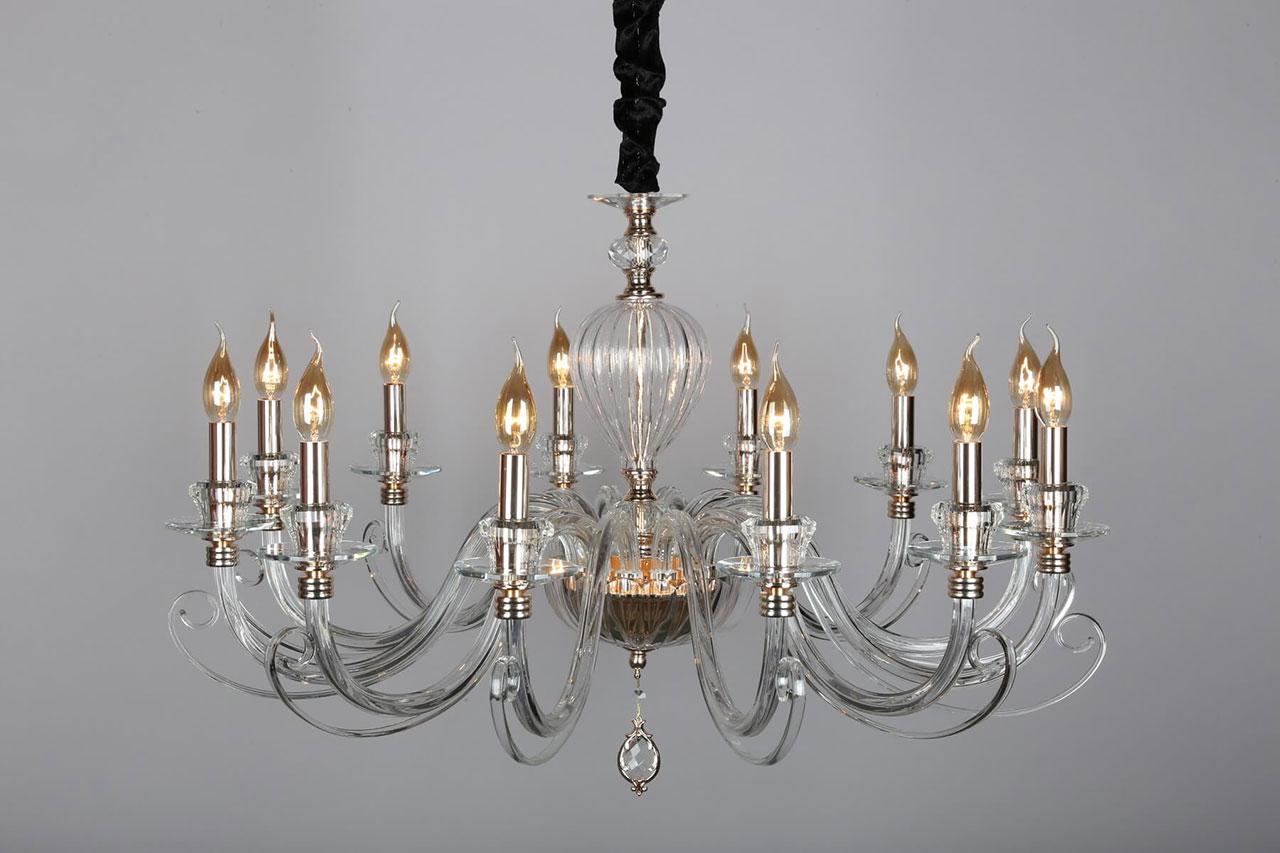 Подвесная люстра Omnilux OML-79203-12 OMNILUX ДИЗАЙНЕРСКИЕ 186451 Белый  - Вид №3