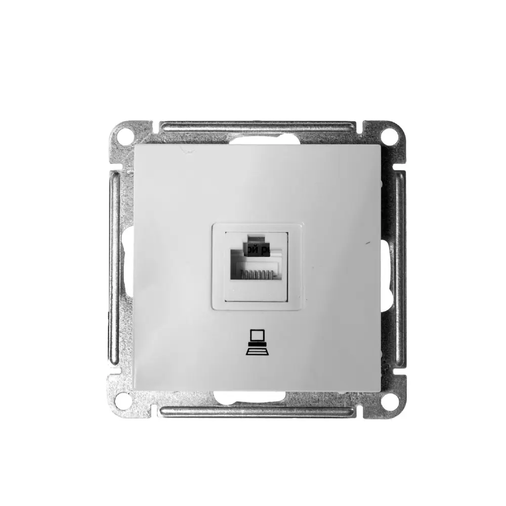 Розетка компьютерная Schneider Electric W59, цвет белый 11609532 STLM-2099891