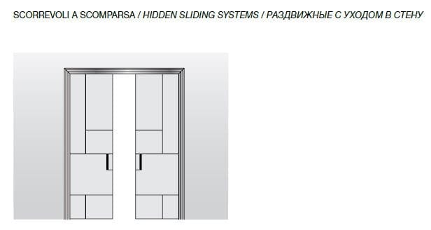 Раздвижные двери из закаленного стекла Longhi Aluminiun Chic-Doors ARCH-00008794 - Вид №8