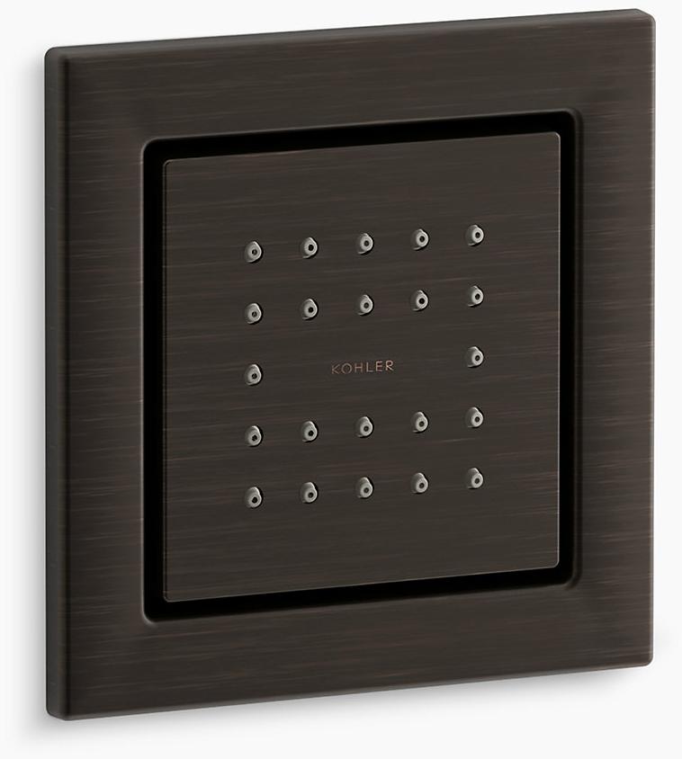 KOHLER WaterTile Square спрей для тела с 22 форсунками и стимулирующим спреем K-8003-2BZ 