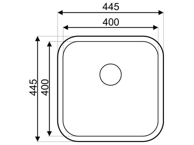 Мойка для кухни Beat 400UX NAVAKO 13009 - Вид №2