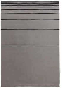 Porro Прямоугольный коврик из ткани в полоску Enigmi