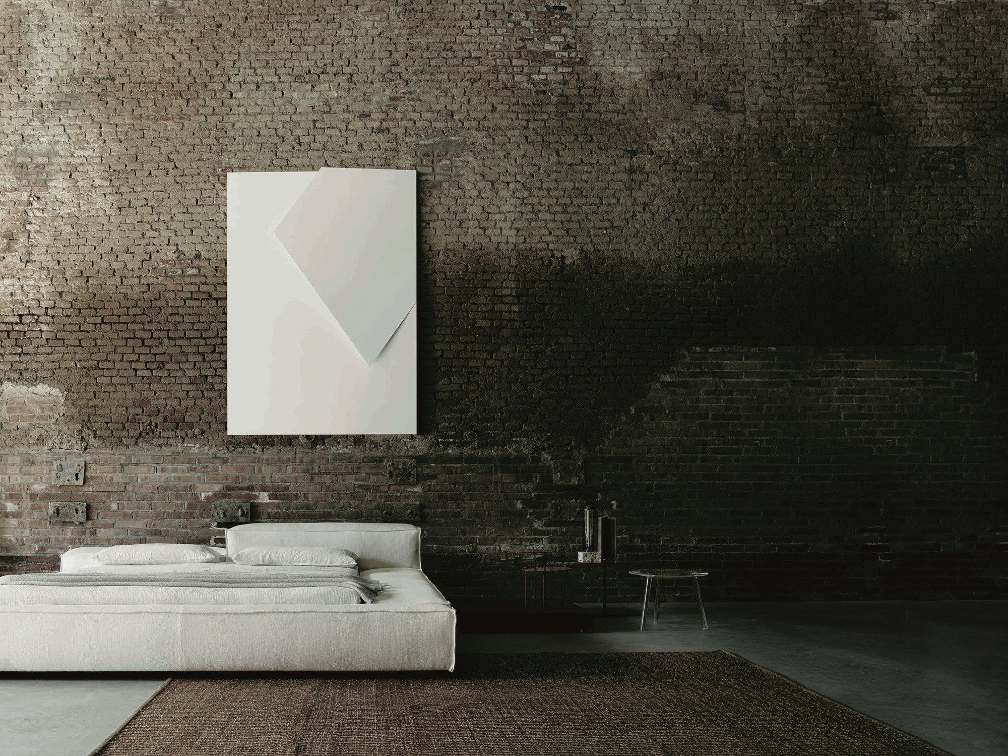 Съемная двуспальная кровать из ткани Living Divani Extrasoft ARCH-00102868 - Вид №4