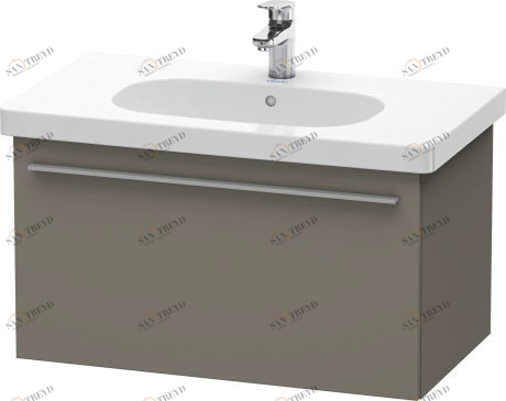 XL604809090 X-Large Тумбочка подвесная Фланелево-серый шелковисто-матовый лак Duravit