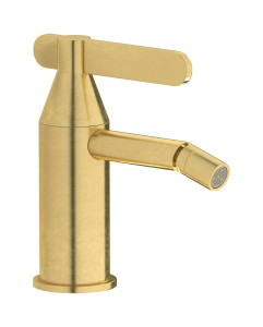 Смеситель для биде на 1 отверстие в комплекте с донным клапаном. WE ARE IB so024ss Natural Brass Soho