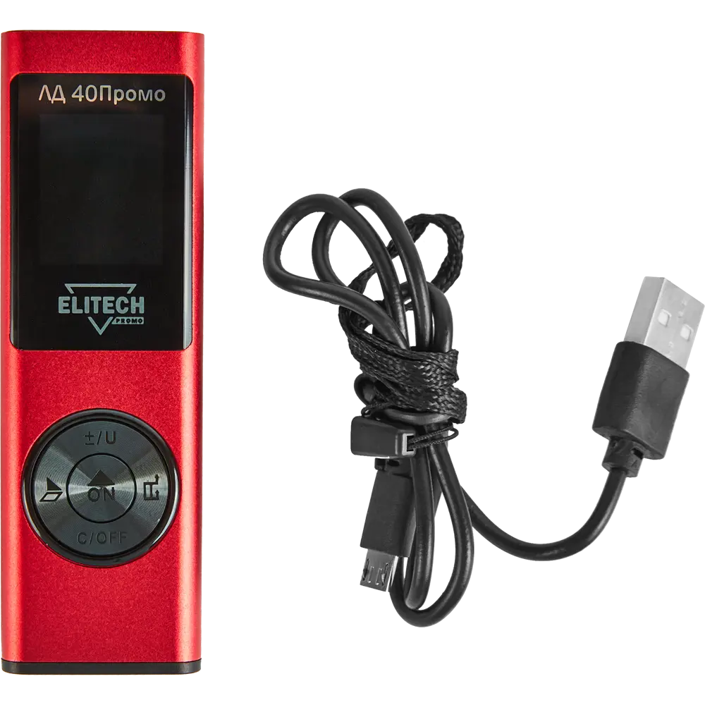 Лазерный дальномер Elitech ЛД40 для точных измерений до 40 метров 89202532 STLM-0839909 - Вид №4