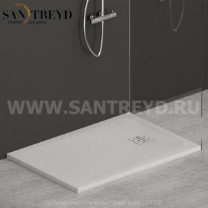 DP10070501 Душевой поддон 100x70 см цвет Белый бархат Globo DOCCIAPIETRA Италия