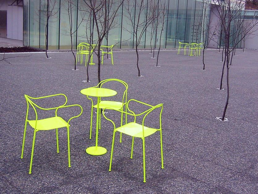 Nola Industrier Стул для ресторана из стали с подлокотниками Kyparn sun-id-1500593 - Вид №5