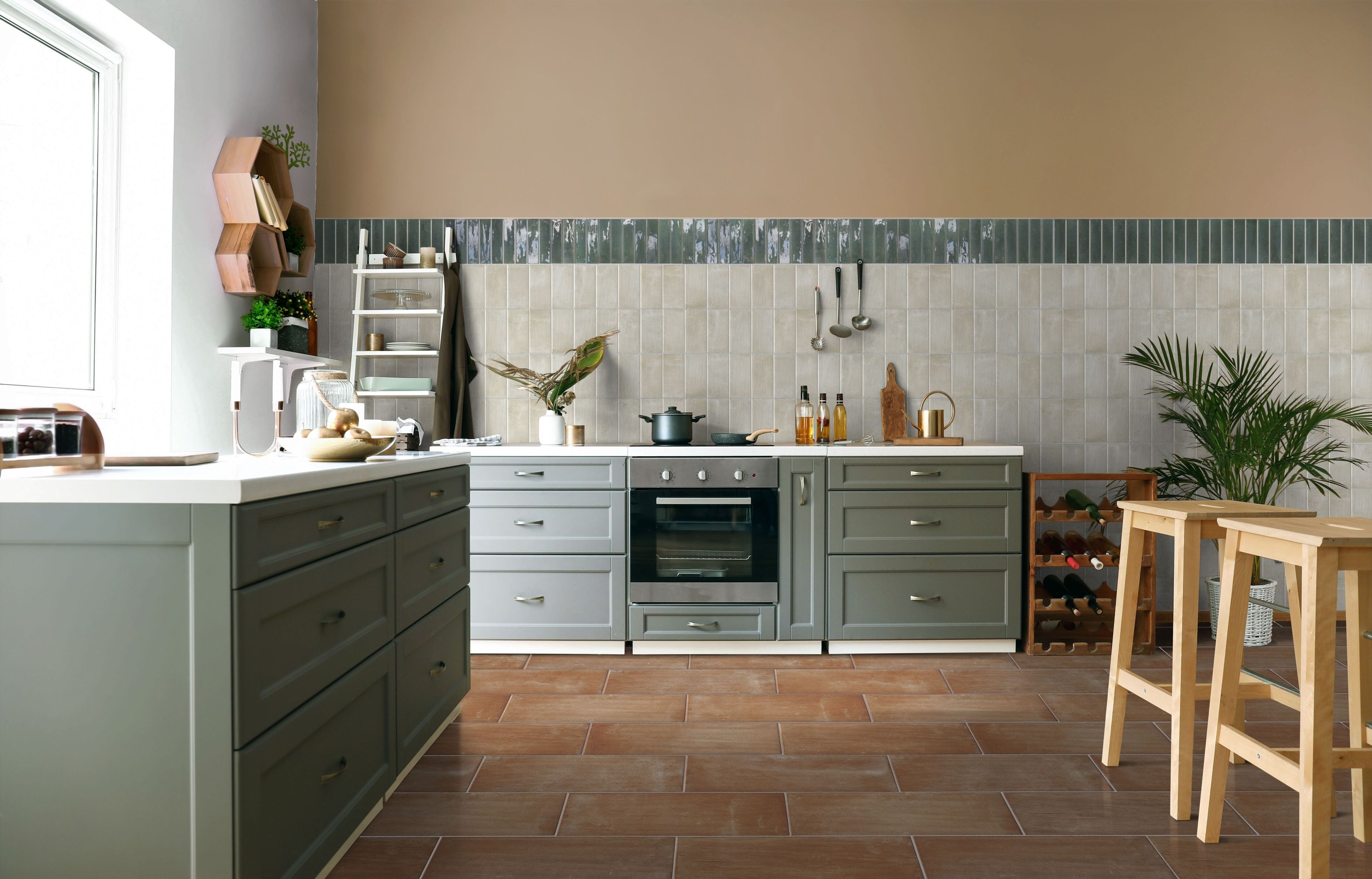 Напольное / керамогранит с терракотовым эффектом KERADOM GARFAGNANA ARCH-00110056 - Вид №5