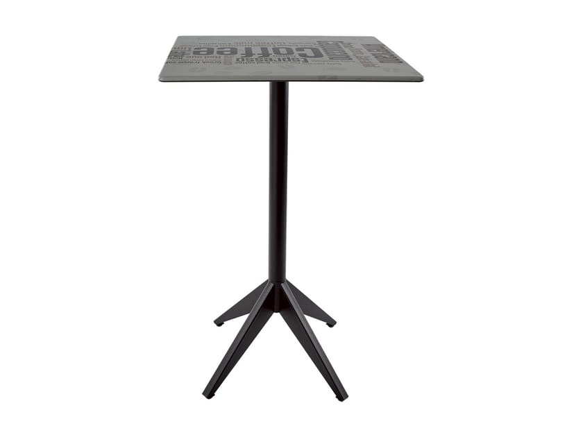 Квадратный стол из железа со спицами Vela Arredamenti BATTLE ARCH-00142704