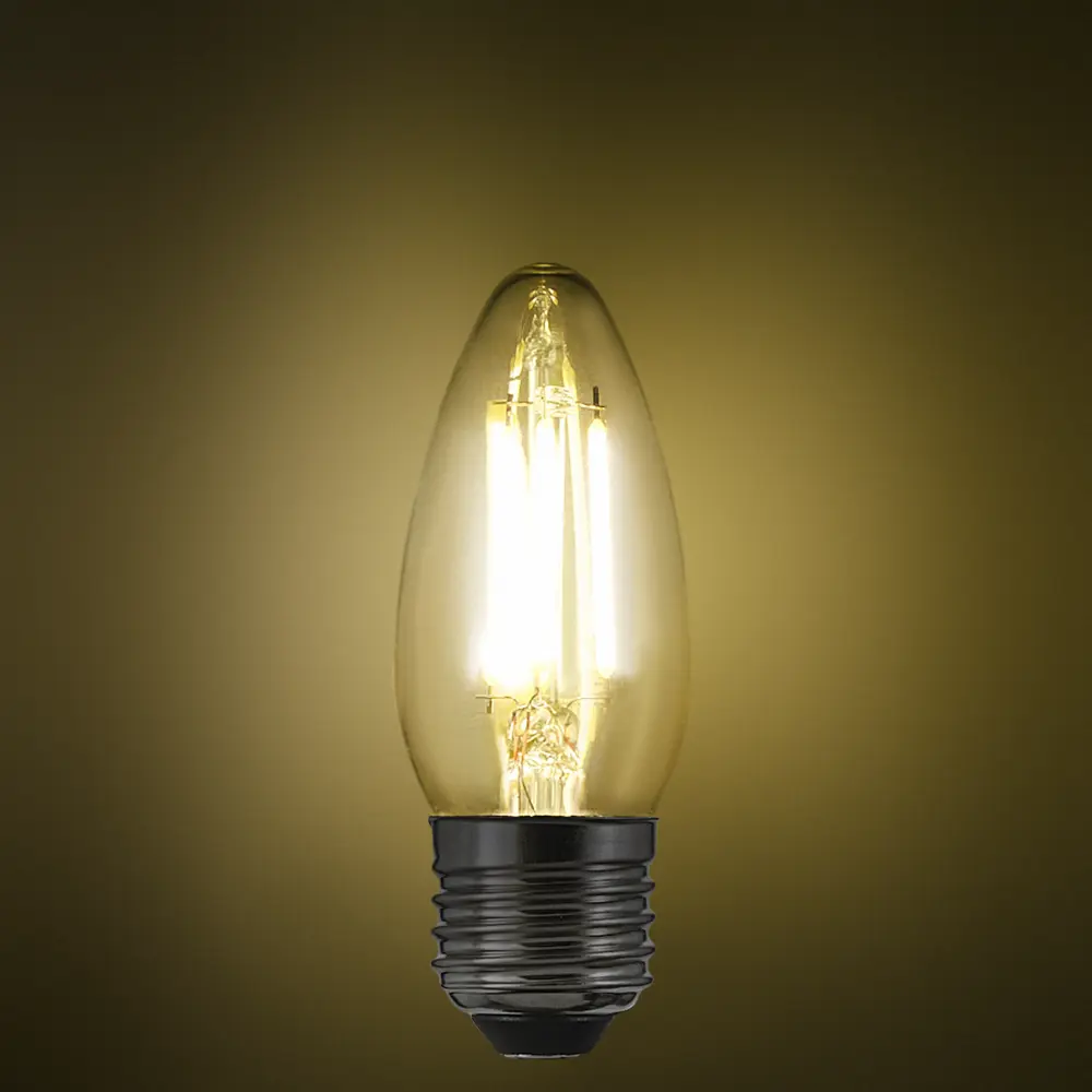 Лампа светодиодная Osram В E27 220/240 В 4 Вт свеча 470 лм нейтральный белый свет 85306940 STLM-2197009  - Вид №2
