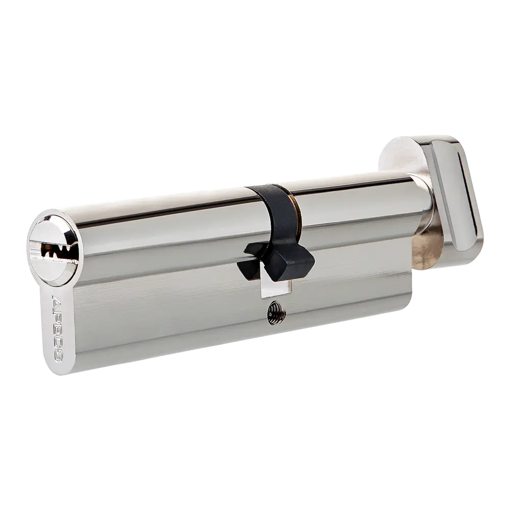 Цилиндр Apecs SM-95(35C/60)-C-NI, 35x60 мм, ключ/вертушка, цвет никель ЦИЛИНДР APECS SM-95(35C/60)-C-NI КЛ-ВЕРТ STLM-2058196