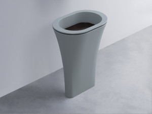 AMLA65-BR+AMPILO-LV+AMCOLO-BR Раковина Amedeo Ovale отдельностоящая cielo Enjoy + Amedeo