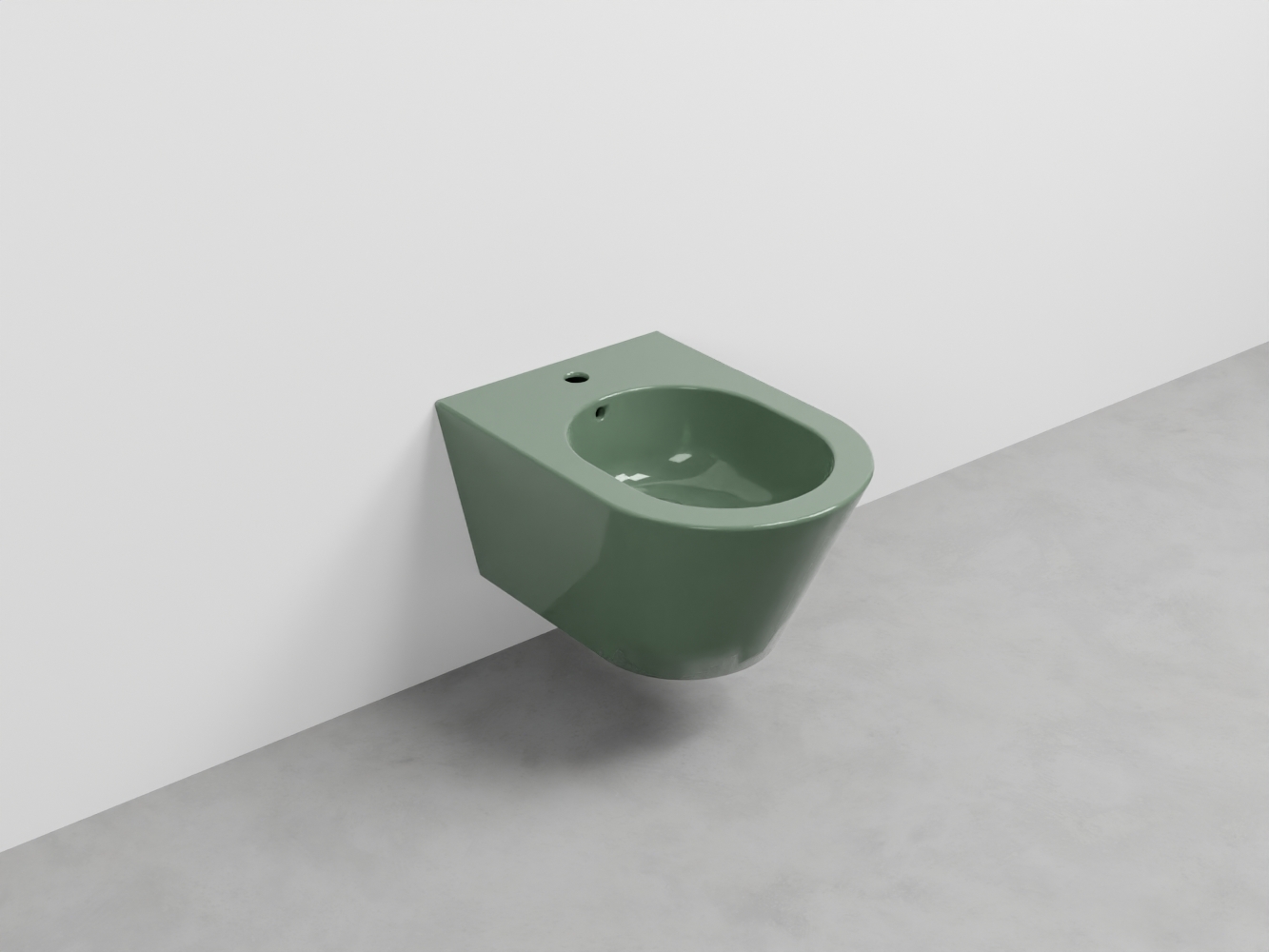 MRBS-AL Биде подвесное с одним отверстием под смеситель, в комплекте с крепежами cielo Mare Ceramica Cielo