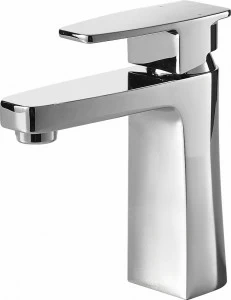 Cмеситель для ванной комнаты на раковину низкий RIFFLE F172106C bravat