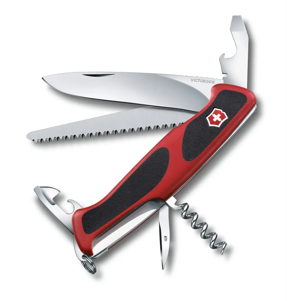 91347918 Нож Victorinox RangerGrip 55 0.9563.C пластиковый корпус 130 мм STLM-0843159
